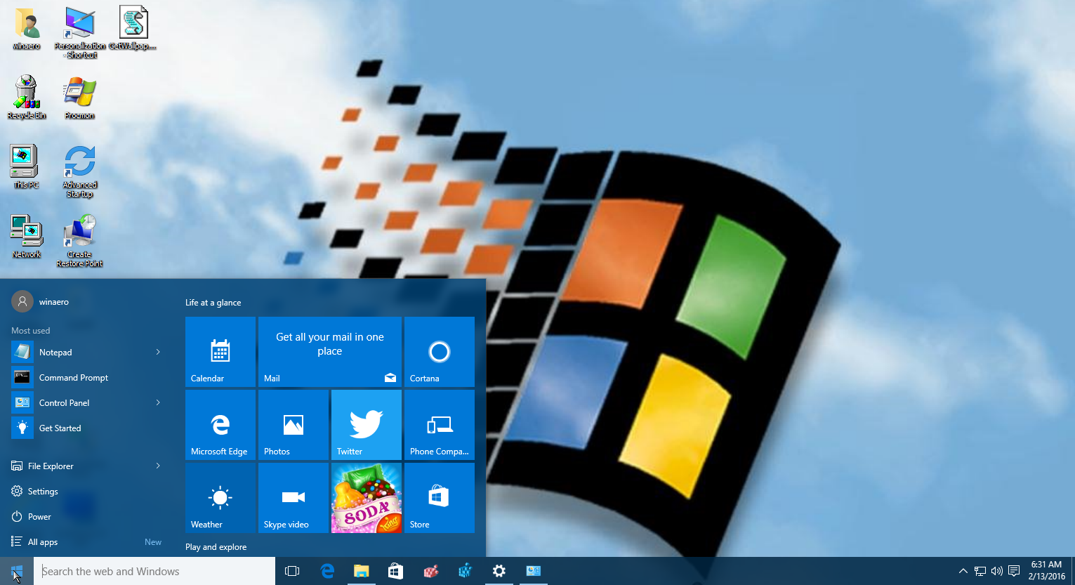 Windows xp themes for windows xp